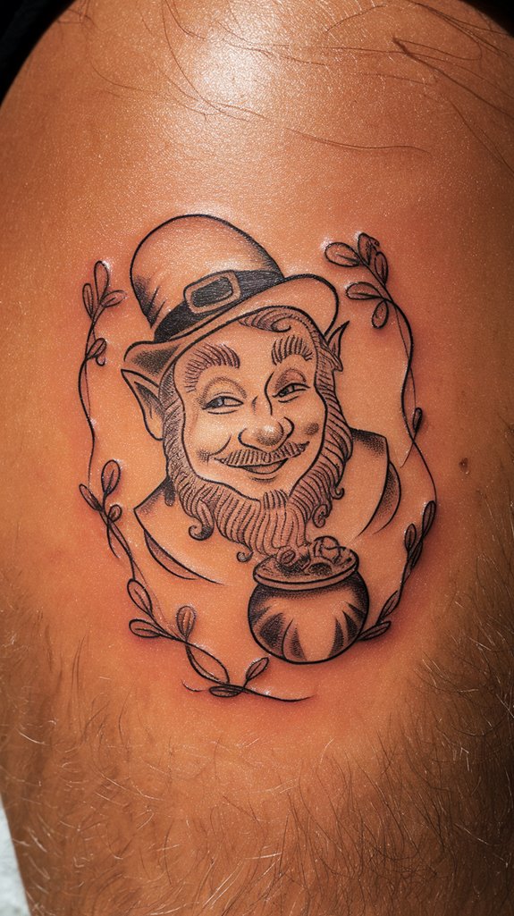 7 Small Irish Tattoo Ideas 7 leprechauns and other legends
