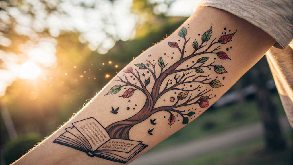 11 Booklover Tattoo Ideas 4 literary works on nature