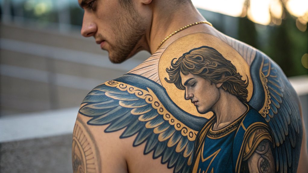 11 Archangel Michael Tattoo Ideas 3 majestic angelic presence displayed