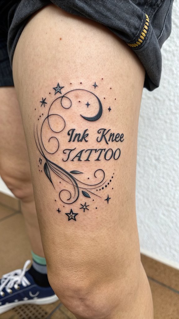11 Unique Knee Tattoo Ideas 10