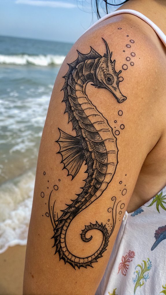 11 Marine Life Tattoo Ideas 2 mystical ocean creature ink