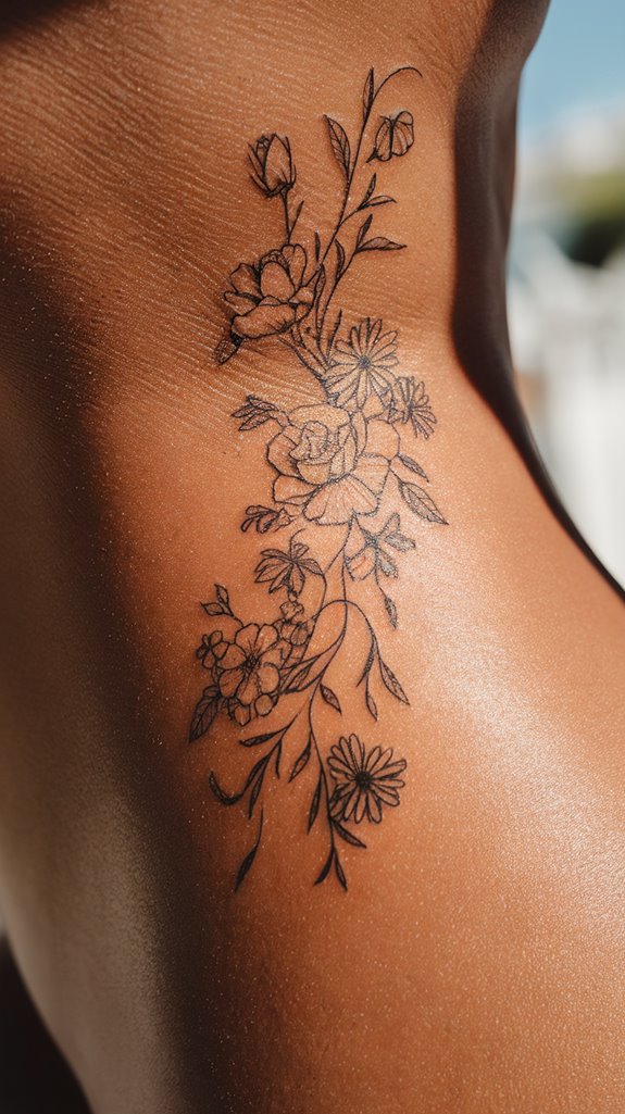 7 Tramp Stamp Tattoo Ideas 2 nature s beauty in bloom