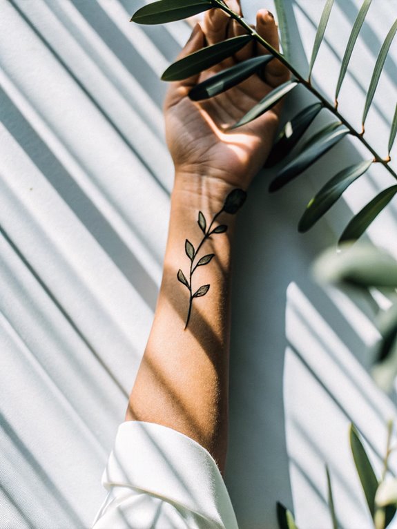 15 Meaningful Wrist Tattoos for Women 4 Floral Vine Tattoo: Nature’s Beauty on Your Wrist