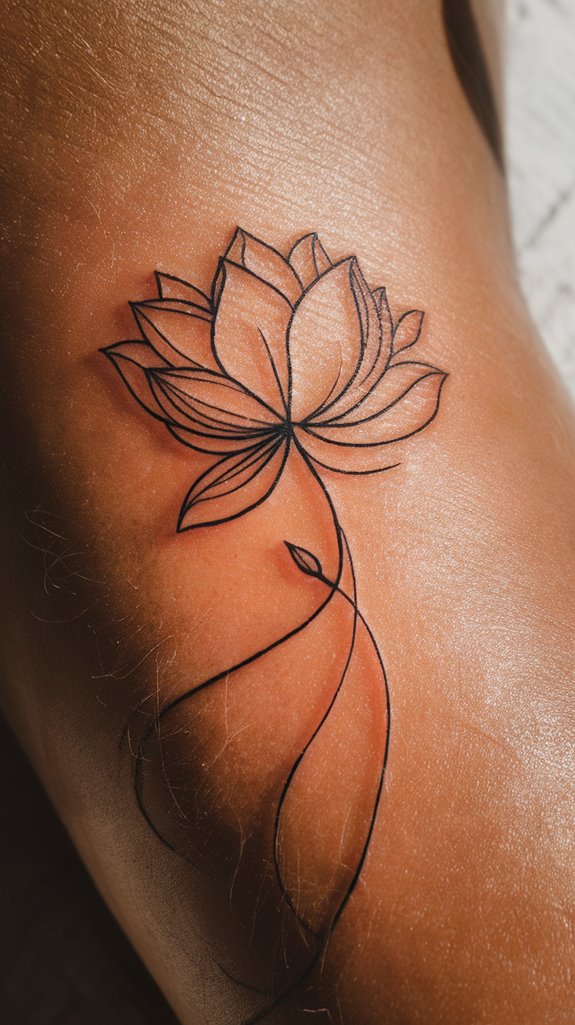 7 Rebirth Tattoo Ideas 6 purity and spiritual growth