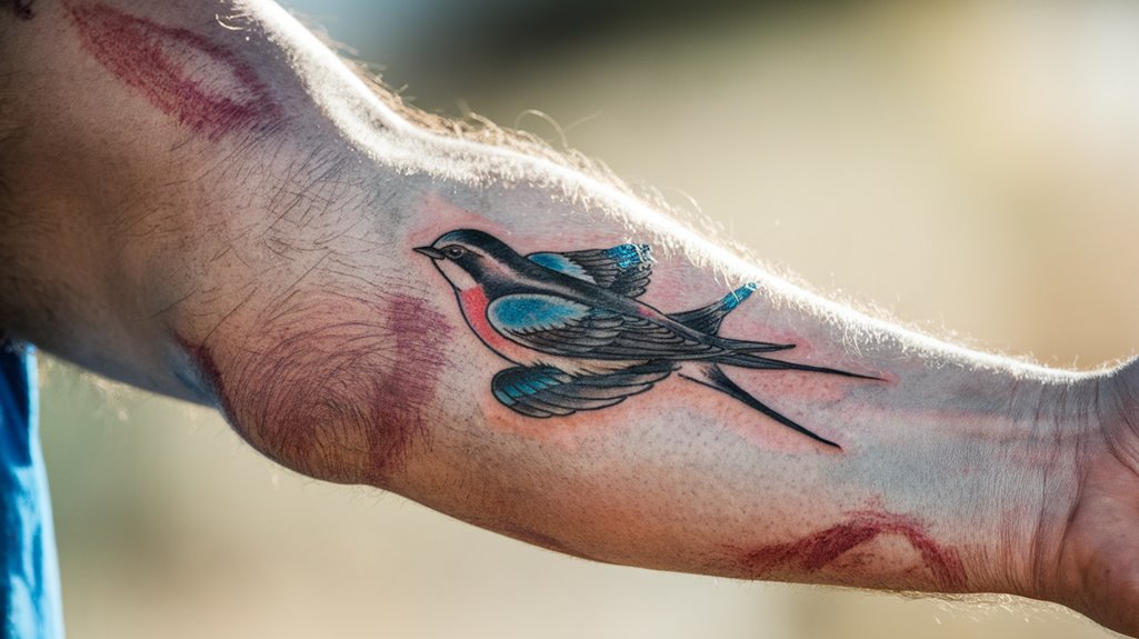 10 Swallow Bird Tattoo Ideas 9 rising above life s challenges