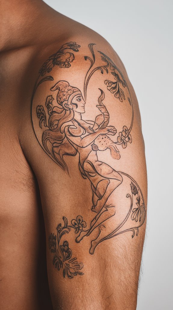 7 Persian Tattoo Ideas 6 shahnameh miniature art