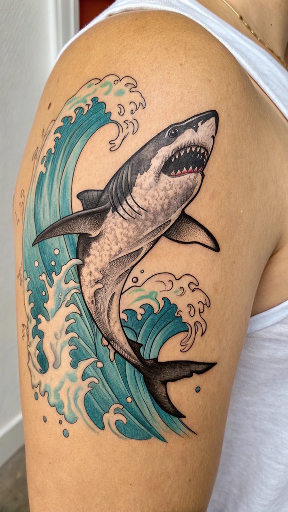11 Marine Life Tattoo Ideas 5 shark inspired body art designs