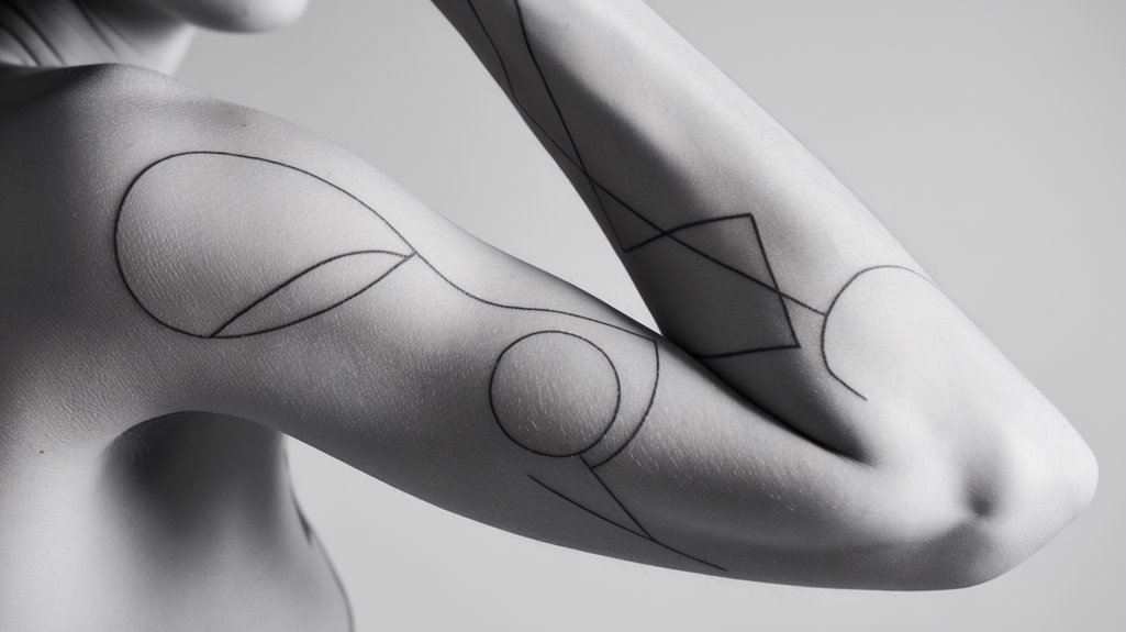 10 Abstract Tattoo Designs 4 simple stylish body art