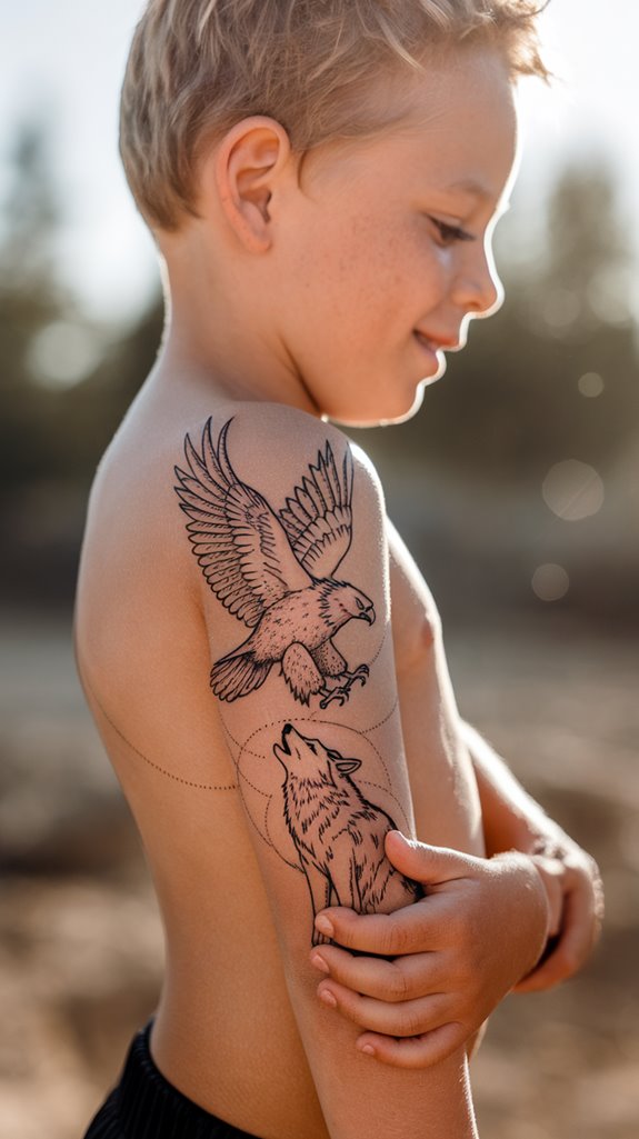7 Boy Tattoo Ideas 3 strength and loyalty symbols