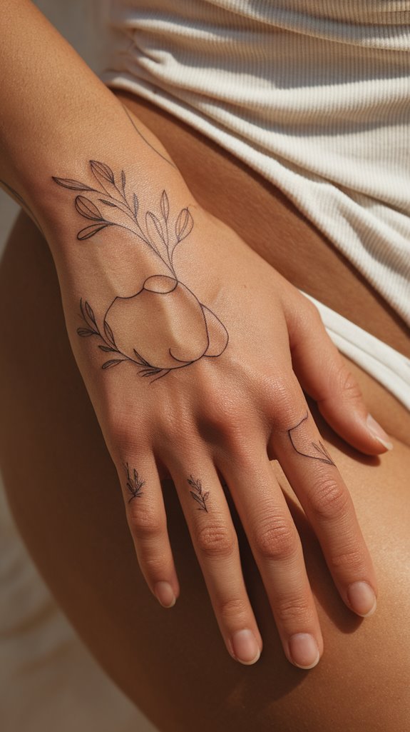 7 Full Hand Tattoo Ideas 8 subtle elegance in tattoos