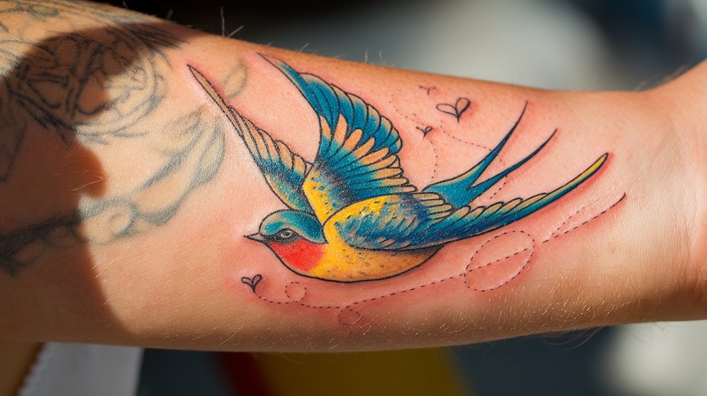 10 Swallow Bird Tattoo Ideas 4 swallow tattoos symbolize loyalty