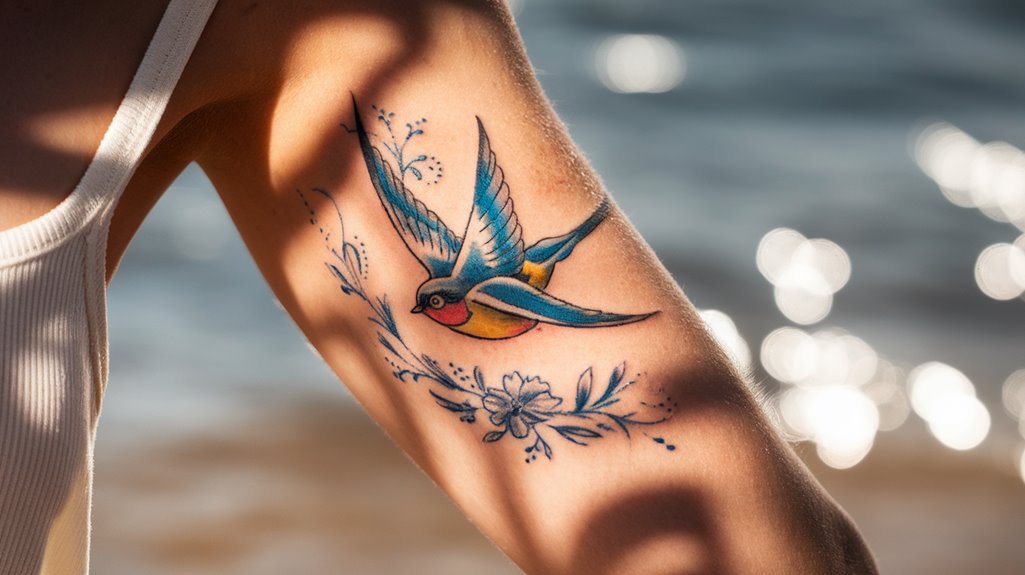 10 Swallow Bird Tattoo Ideas 10 swallows symbolize freedom beautifully
