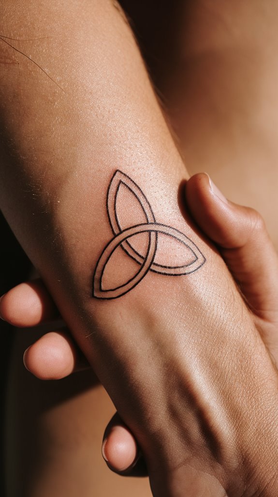 7 Small Irish Tattoo Ideas 6 symbol of interconnected harmony