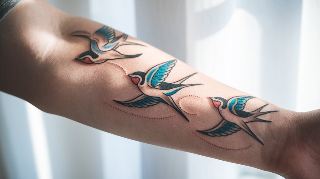 10 Swallow Bird Tattoo Ideas 7 symbol of renewal and freedom