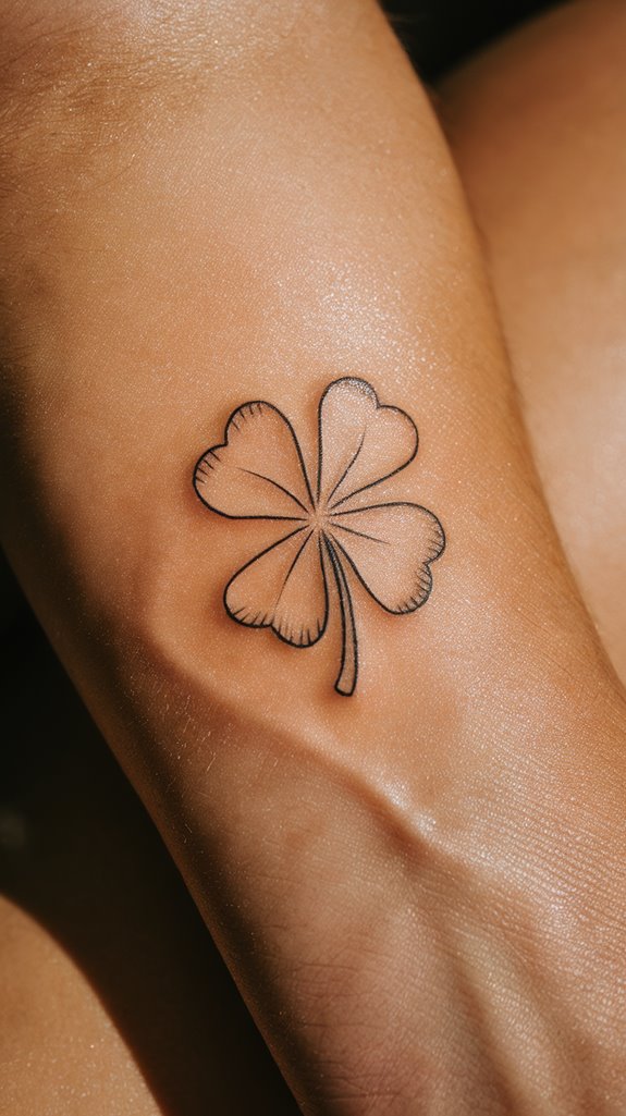 7 Small Irish Tattoo Ideas 3 symbols of faith and hope