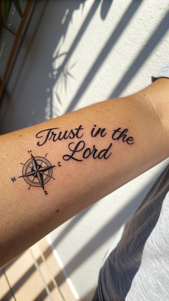 11 Bible Verse Tattoo Ideas: Faith Etched in Ink 8 trust in the lord