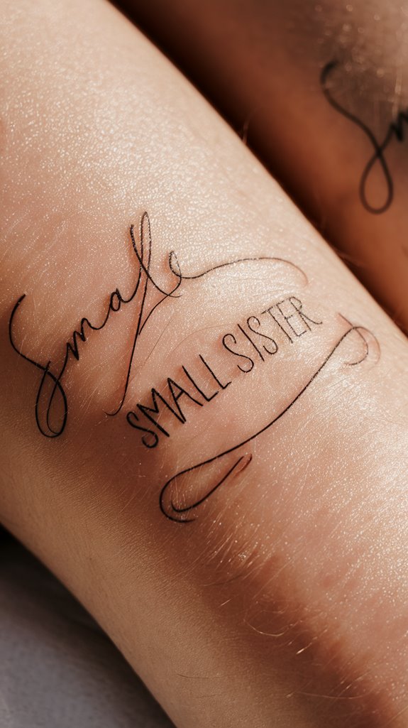 7 Small Sister Tattoos 3 unique personal birth tattoos