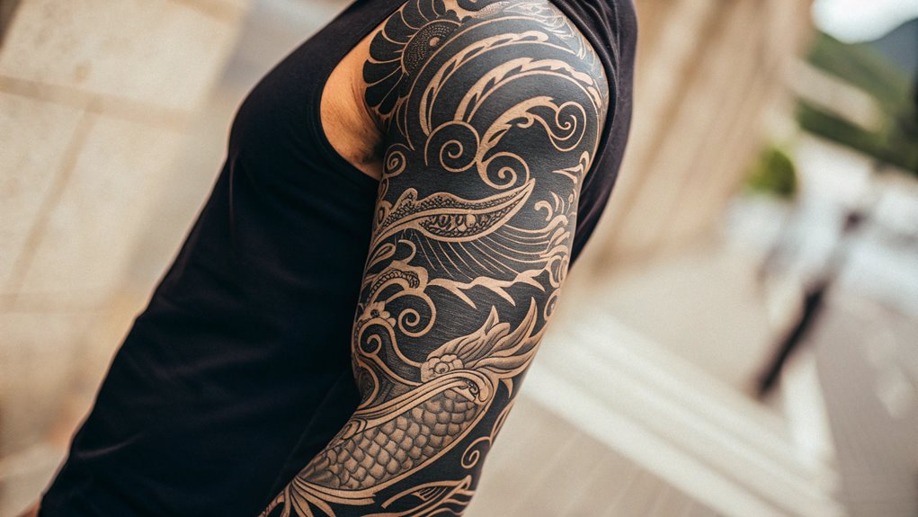 11 Black Arm Tattoos Ideas 11 white ink highlight techniques