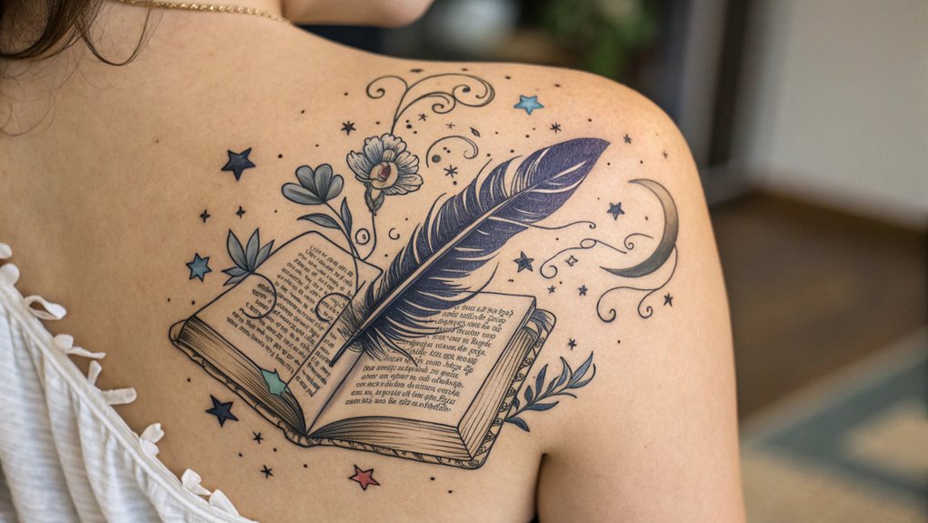 11 Booklover Tattoo Ideas 8