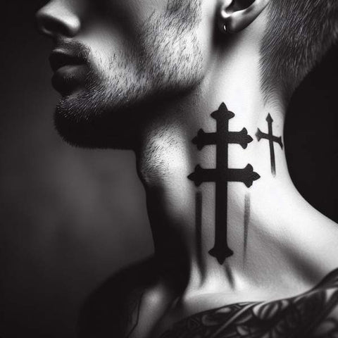 15 Alluring 3 Cross Tattoo Ideas To Look Stylish 3