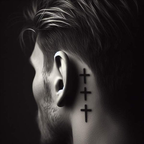 15 Alluring 3 Cross Tattoo Ideas To Look Stylish 7