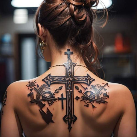 15 Alluring 3 Cross Tattoo Ideas To Look Stylish 14