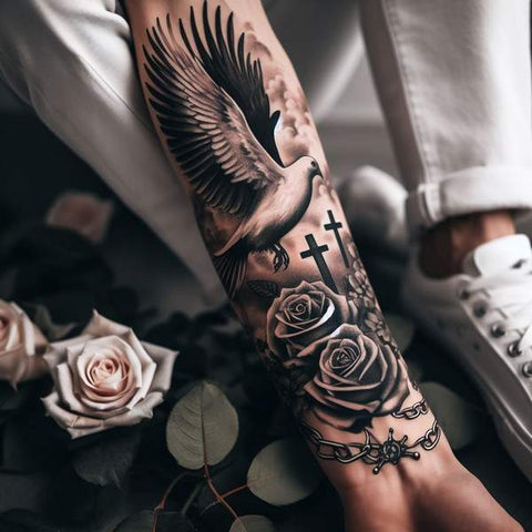 15 Alluring 3 Cross Tattoo Ideas To Look Stylish 4
