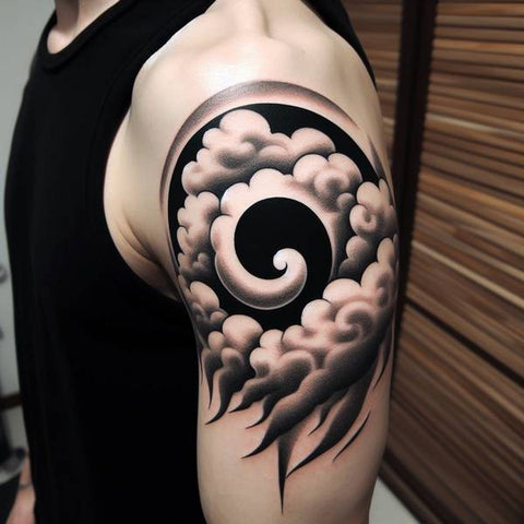 25 Cloud Tattoo Ideas To Fade Away Your Worries 7