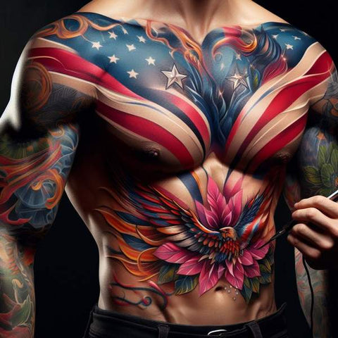 64 Charming Chest Tattoo Ideas For Men 28 American Flag Chest Tattoo 6ed7ff7d 75fc 48ea 896c