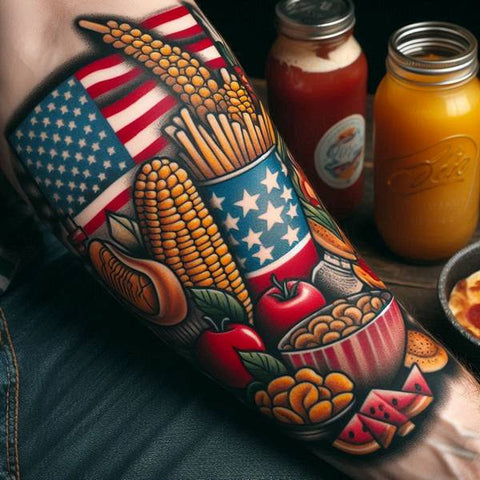 14 Humorous Food Tattoo Ideas and Meanings To Showcase Your Appetite To 6