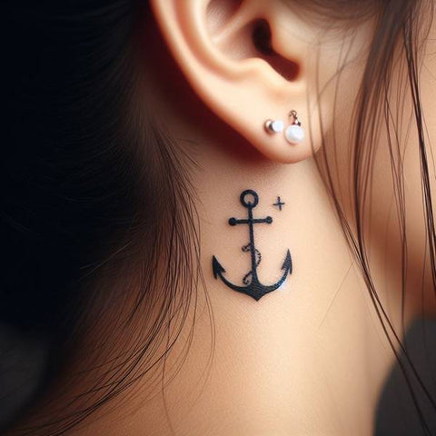 33 Cute Yet Meaningful Tattoos Behind The Ear 21