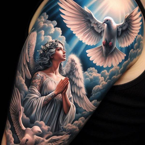 44 Motivating Ideas For Angel Tattoos 50