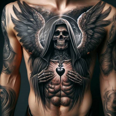 44 Motivating Ideas For Angel Tattoos 7 Angel Of Death Tattoo 2 2a3e73da 3695 43fa a919
