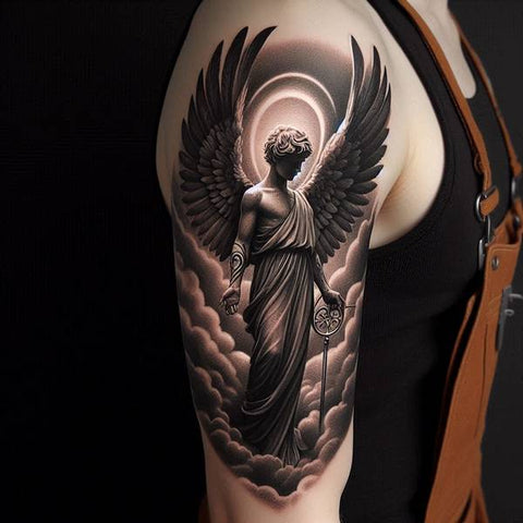 44 Motivating Ideas For Angel Tattoos 54