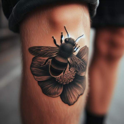 34 Kneecap Tattoo Ideas For Men 21