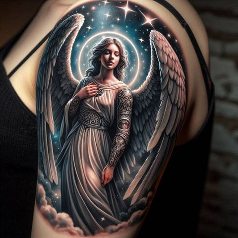 44 Motivating Ideas For Angel Tattoos 45 Bibel Angel Tattoo a6139201 958d 47e0 aa74