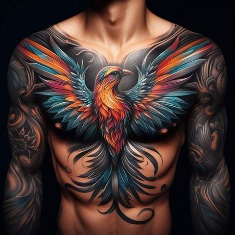 64 Charming Chest Tattoo Ideas For Men 11