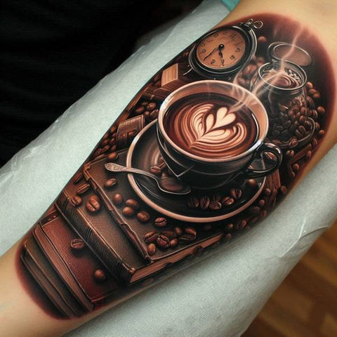 12 Pacifying Ideas For Coffee Tattoos 11