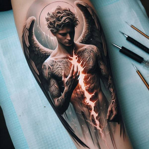 44 Motivating Ideas For Angel Tattoos 58