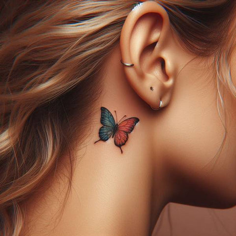 33 Cute Yet Meaningful Tattoos Behind The Ear 6