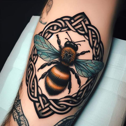 Celtic Bee Tattoo