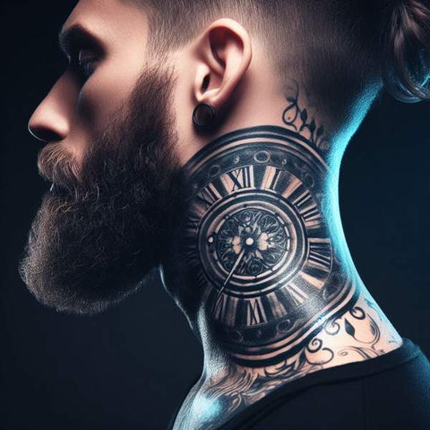 30 Unique Clock Tattoo Ideas with Deep and Multifaceted Meanings 57