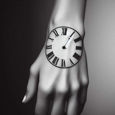 30 Unique Clock Tattoo Ideas with Deep and Multifaceted Meanings 2
