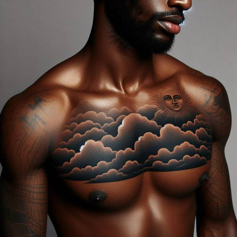64 Charming Chest Tattoo Ideas For Men 41