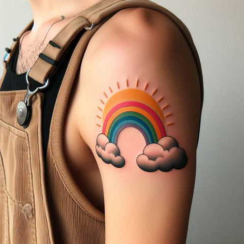 25 Cloud Tattoo Ideas To Fade Away Your Worries 42