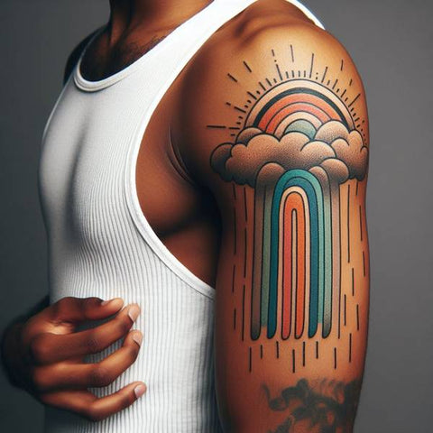 25 Cloud Tattoo Ideas To Fade Away Your Worries 43
