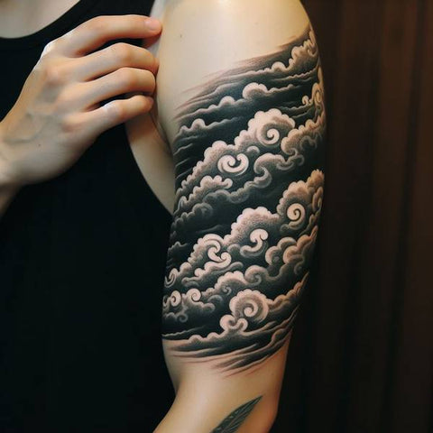 25 Cloud Tattoo Ideas To Fade Away Your Worries 13