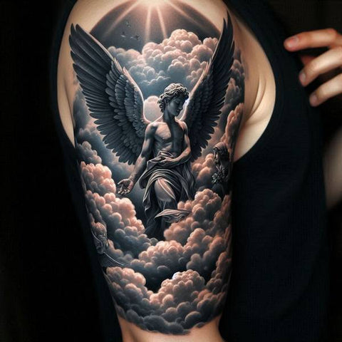 44 Motivating Ideas For Angel Tattoos 55