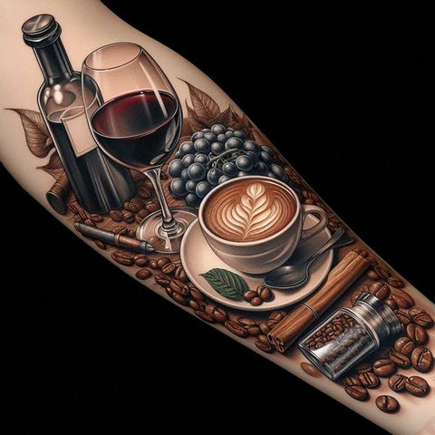 12 Pacifying Ideas For Coffee Tattoos 26