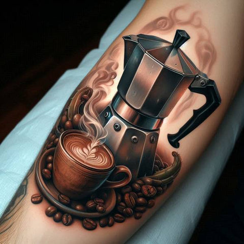 12 Pacifying Ideas For Coffee Tattoos 12